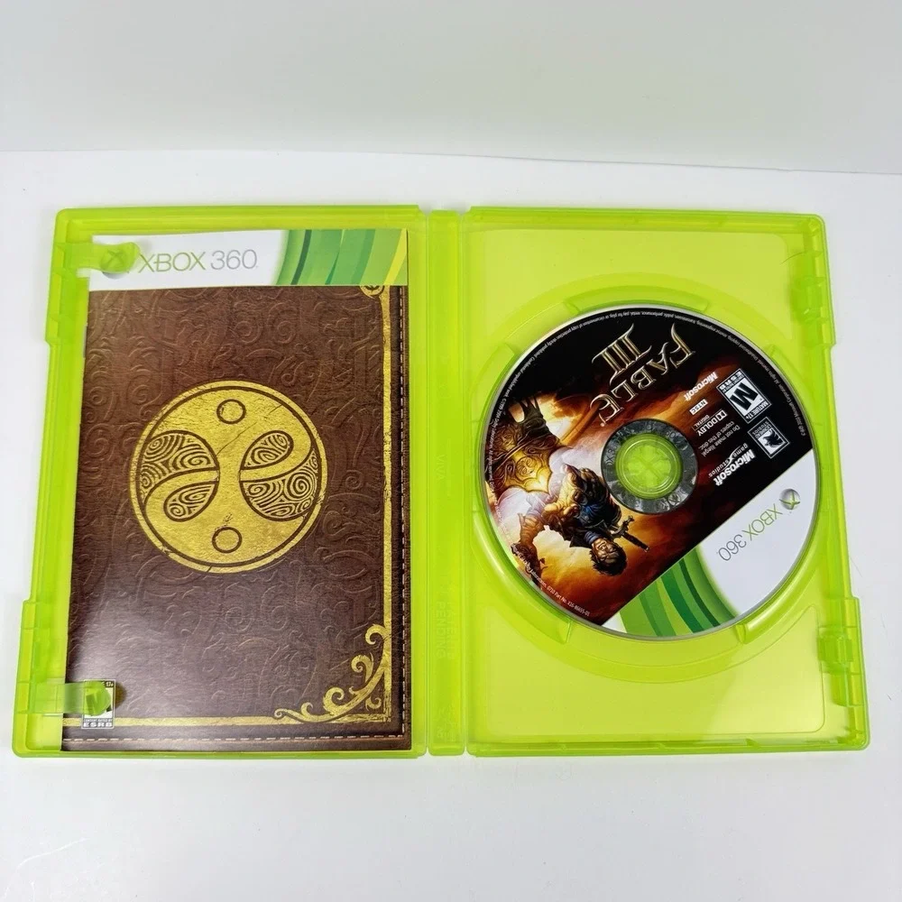 Fable III 3 Microsoft‎ Xbox 360 Complete Manual CIB Tested Working